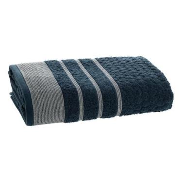 Imagem de Toalha de Rosto Treviso Marinho 50x70cm Felpuda Macia Absorvente 97 Al