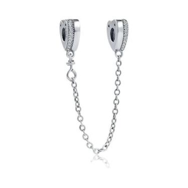 Imagem de Corrente de Prata 925 com Pingente Trevo - Para Pulseiras Pandora, A14