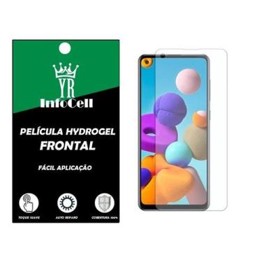Imagem de Película Gel Hydrogel Hd Anti Impacto Samsung Galaxy A21s - YR InfoCel