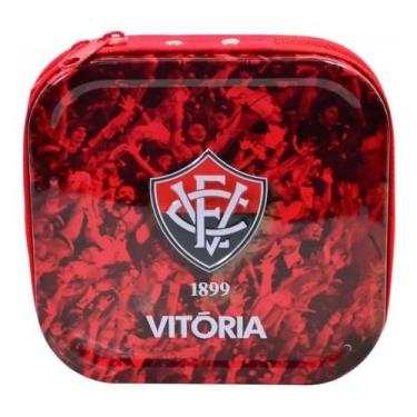 Imagem de Porta Cd De Metal Para 24 Cds Oficial Do Vitória Licenciado - MILENO