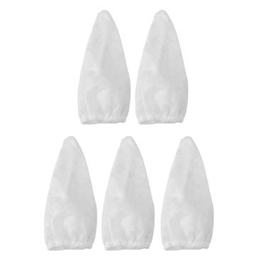 Imagem de Grcfumo 5pcs saco de filtro de vácuo para piscina, saco de aspirador de pó de fibra de poliéster, saco de filtro de piscina reutilizável para filtrar itens pequenos