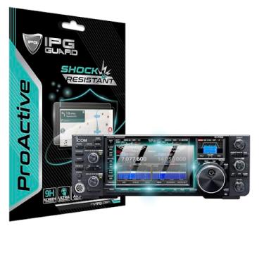 Imagem de IPG Película protetora de tela de dureza 9H para transceptor iCOM IC-7760 da ProActive Made for iCOM IC-7760, ultra responsiva de alta clareza, antiarranhões e proteção à prova de choque para IC-7760