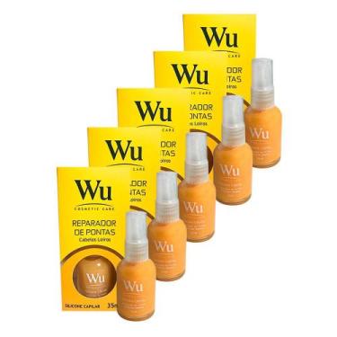 Imagem de Reparador De Pontas Wu Color Silicone Capilar Cabelos Loiros 35ml (Kit