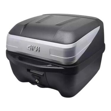 Imagem de Baú Givi Monolock 33L Traffic III Bauleto Traseiro Base Moto, Preto e 