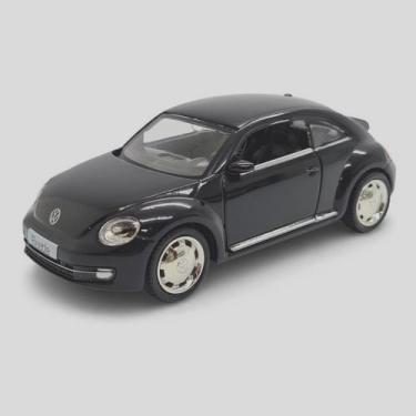 Imagem de Miniatura Volkswagen New Beetle Preto 2012 Metal Escala1:32