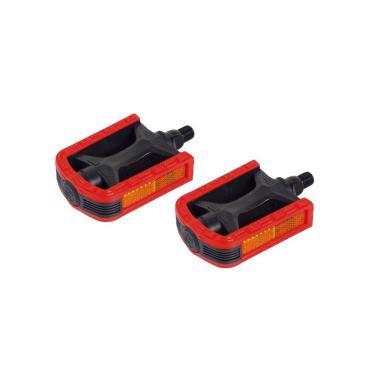 Imagem de Par De Pedal Bicicleta 29/26/24 - Vermelho - Rosca Fina