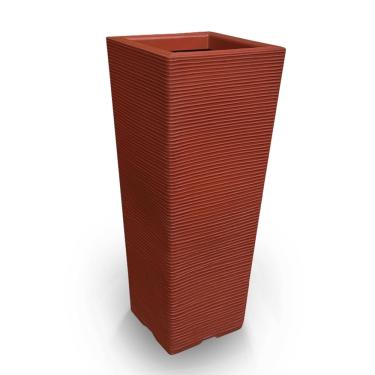 Imagem de Vaso De Planta Quadrado Grande Polietileno 90X40 Cerâmica