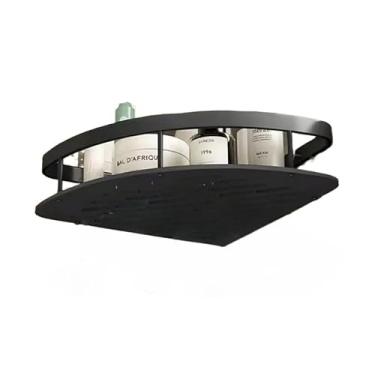 Imagem de Suporte para Shampoo Prateleira de Banheiro de Liga de Alumínio, Organizador de Armazenamento de Cozinha Sem Broca(Triangulo,2 peça)