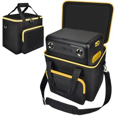 Imagem de Steadtep Bolsa Para Máquina De Karaokê Compatível Com O Sistema Canto Profissional Inteligente Ikarao Break X2, Estojo Armazenamento Portátil Alto-Falante 2 Microfones Sem Fio Crianças E Adultos - P