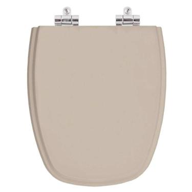Imagem de Assento Sanitario Poliester Monte Carlo Bege Saara Para Vaso Deca