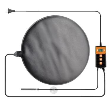 Imagem de HEATIDEAS Tapete Térmico Para Fermentação De Fermento Natural Com Controlador De Temperatura, Temporizador De Desligamento Automático Para Fermentação Caseira De Cerveja, Iogurte De Kombucha, Kefir,