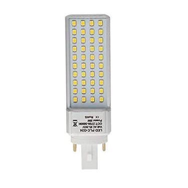 Imagem de HERO-LED Lâmpada Pl-C Giratória Gx24-40S-4P-Dw, Lâmpada Fluorescente Compacta/Cfl Led De 4 Pinos, 8 W, Equivalente A 18 W, Luz Do Dia Branca 5000 K, Pacote Com 4 (Remove/Ignora O Reator)