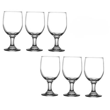 Imagem de Jogo De 6 Taças 435ML E 340ML Vidro Decorativo Para Vinho E Original Glass(340ML)