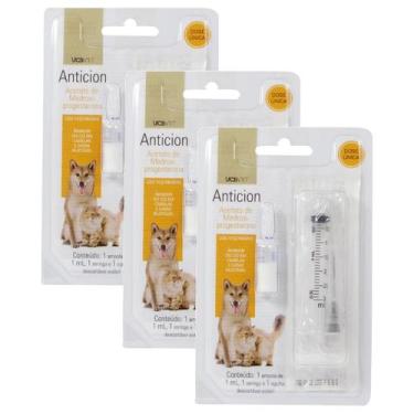 Imagem de Anticion Inibidor de Cio em Cadelas e Gatas UCB KIT COM 3 UN