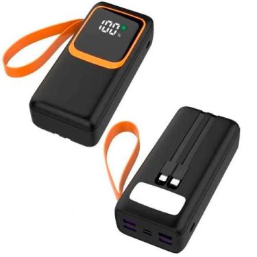 Imagem de Carregador Rápido Power Bank 30000Mah 4 Usb Ideal Celulares - Higa