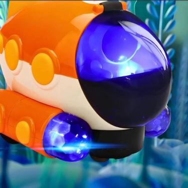 Imagem de Submarino Infantil Elétrico Brinquedo Atraente Design Giratório com Lu