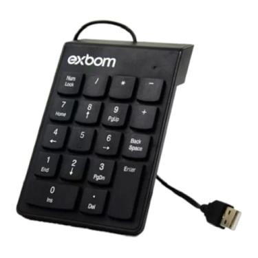 Imagem de Teclado Numérico Usb 18 Teclas PuLG&play Portátil Silencioso