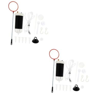 Imagem de FRCOLOR 2 conjuntos de incubadoras Artemia, camarão, salmoura, camarão, incubadora, incubatório, incubatório, incubatório, aquário, plástico, ovos de camarão