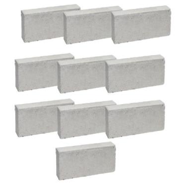 Imagem de Tijolo Refratário de 11,4x23x5,1 com 10 Peças - CERÂMICA MARTINS - Cer
