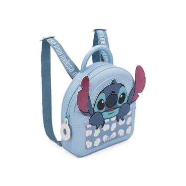 Imagem de Bolsa Infantil Mini Melissa Backpack Stitch, Azul