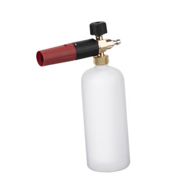 Imagem de Gralara Pulverizador de espuma de 1/4'' com conector rápido, ferramenta leve e multifuncional para lavagem de carros, pulverizador de pressão para, Branco 1l