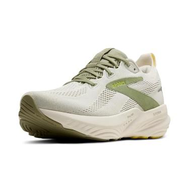 Imagem de Brooks Tênis de corrida masculino Glycerin 22 Neutral, Coco/chá/amarelo brilhante, 45