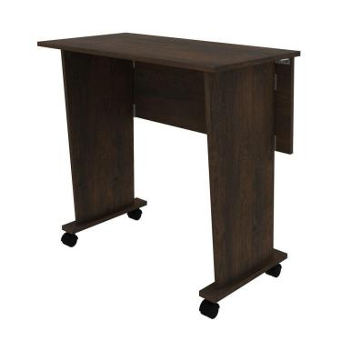 Imagem de Mesa Para Com Rodízios Me4117 Rústico - Tecno Mobili