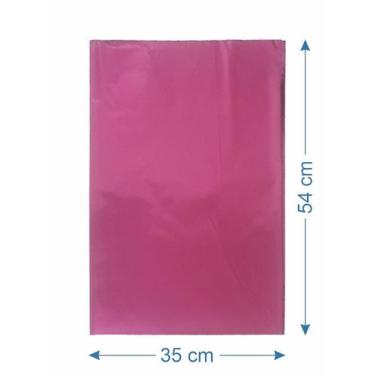 Imagem de 50 Saco de Presente Metalizado 35x54cm - AAZ, Pink