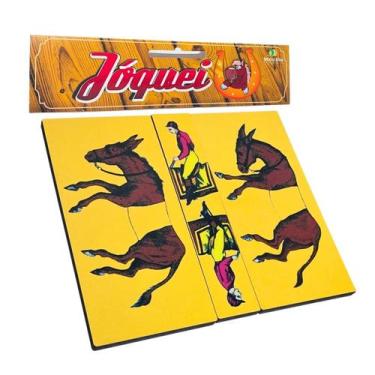 Imagem de Desafio Raciocínio Lógico Joquei Brinquedo Educativo Madeira Maninho 7