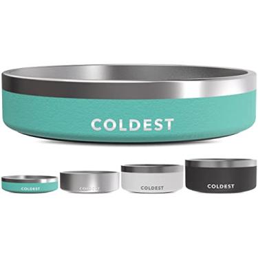 Imagem de Tigela para cães Coldest Dog – antiferrugem, antiderrapante, 3 camadas com isolamento térmico para cães – à prova de derramamento e resistente – Tigela de água para cães, gatos e animais de estimação,