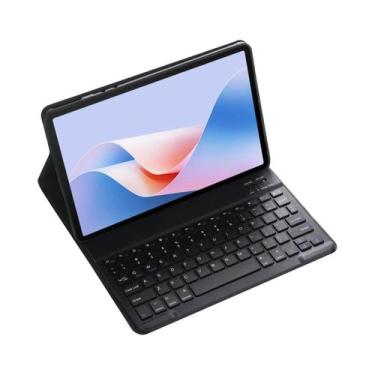 Imagem de Capa Preta Para Teclado Bluetooth Com Mouse Para Samsung Galaxy Tab a 