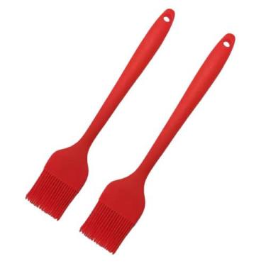 Imagem de Kit 2 Pincéis de Silicone - Vermelho - 21cm - Unyhome