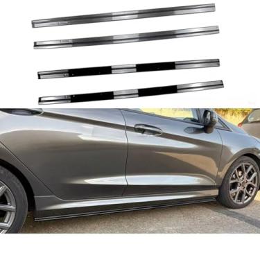 Imagem de Kit de corpo de avental de proteção difusor de extensão de lábio de para-choque dianteiro para MK8 MK8.5 ST Line 2018+ acessórios externos (preto brilhante)