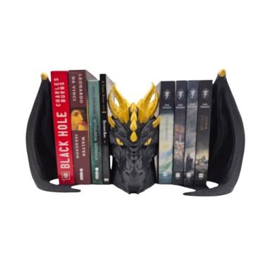 Imagem de Aparador de Livros Dragão Guardião do Tesouro Literário
