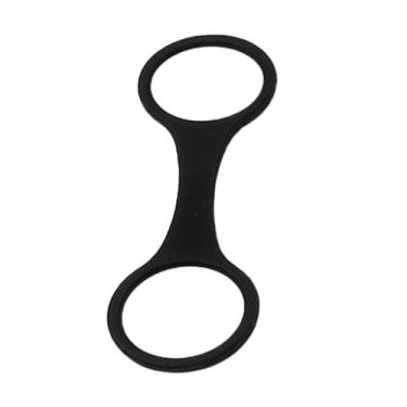 Imagem de Colaxi Clipe de snorkel para mergulho autônomo Máscara de mergulho com suporte de chave Equipamento de retenção de silicone Equipamento de retenção de, Preto