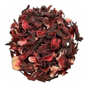 Imagem de Hibisco Chá a Granel Total Food Pacote 500 grs
