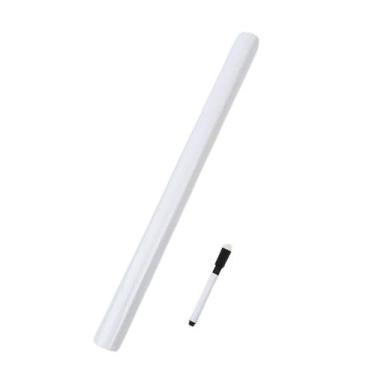 Imagem de Papel de Parede Adesivo Quadro Branco, 45cm x 2m, PVC Vinílico, com Marcador