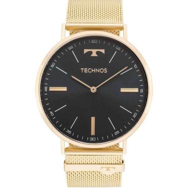 Imagem de Relógio Technos Masculino Clássico Slim Dourado 2025Ltj/4P