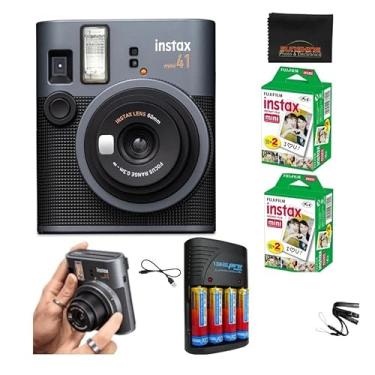 Imagem de Fujifilm Câmera instantânea Instax Mini 41 (câmera + 2 pacotes duplos)
