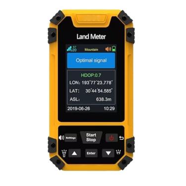 Imagem de VBESTLIFE Equipamento de Levantamento de Terras, Medidor de Terra GPS Portátil, Ferramenta GNSS Receiver Surveryor Com Tela Colorida de 2.4 Polegadas para Distância Inclinação, Altura,