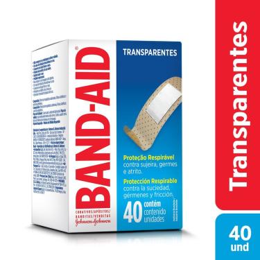 Imagem de Curativo Band-Aid Transparente 40 Unidades
