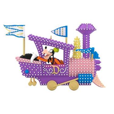 Imagem de Hallmark Keepsake Enfeite de Natal 2025, Disney Mickey e Seus Amigos Desfile Elétrico Musical com Luz, Presentes para Fãs da Disney