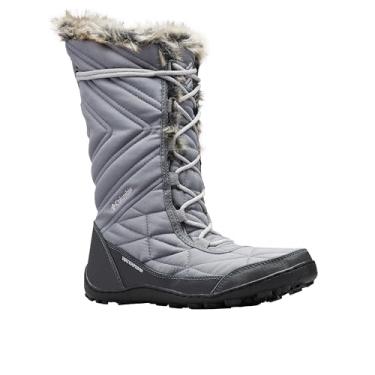 Imagem de Columbia Bota de neve feminina Minx Mid Iii, Aço cinza titânio/cinza gelo, 10 Wide