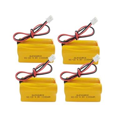 Imagem de XUNTU Pacote de bateria 4,8V 1100mAh BL93NC487 compatível com MAG93NC487 BL93NC484 Lithonia ELB B006 ELB-CS06 saída de luz Co BAA-48R BAA48R, Interstate NIC0186, Dantona Custom-43 Custom43 (pacote com