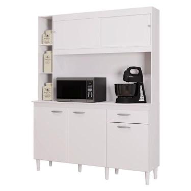 Imagem de Cozinha Kit Duda 140 Cm Branco – Poquema