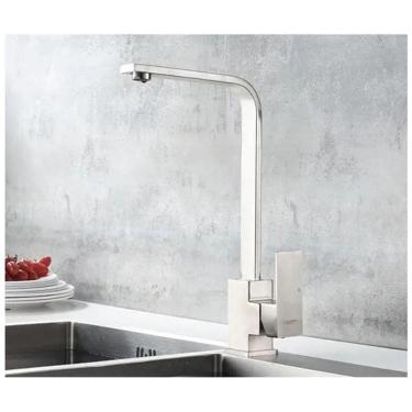 Imagem de Torneira Cozinha Gourmet Bancada Misturador Monocomando Torneira Dubai Gourmet Monocom:...