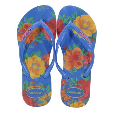 Imagem de Chinelo Havaianas Slim Summer Bliss Azul