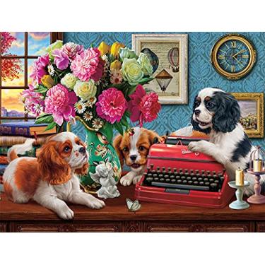 Imagem de Buffalo Games - Os cães do escritor - Quebra-cabeças de 750 peças