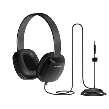 Imagem de Cyber Acoustics Fones de ouvido estéreo de 3,5 mm para PCs e outros dispositivos de 3,5 mm no escritório, sala de aula ou casa (ACM-6004)