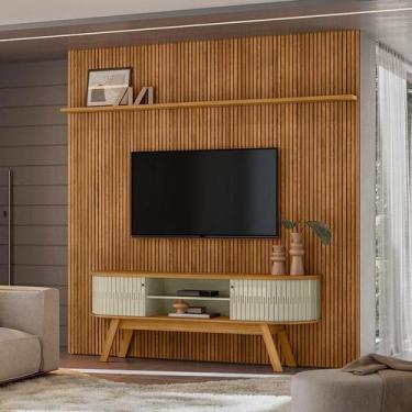 Imagem de Painel Piso Teto New Guaporé com Rack Bancada Valência New Laguna Ambi